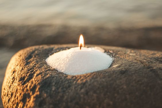 WAX SAND CANDLE